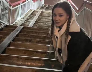 Секс в туалете поезда